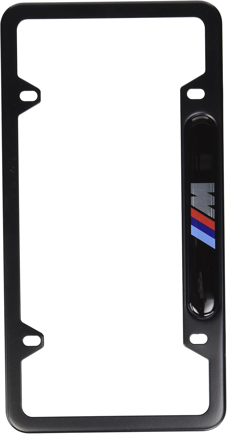 Black Stainless Steel License Frame Pack of 2 J7523