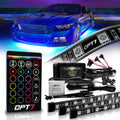 2 x 48 inch + 2 x 36 inch Multi-Color Waterproof LED Light Strips I4954