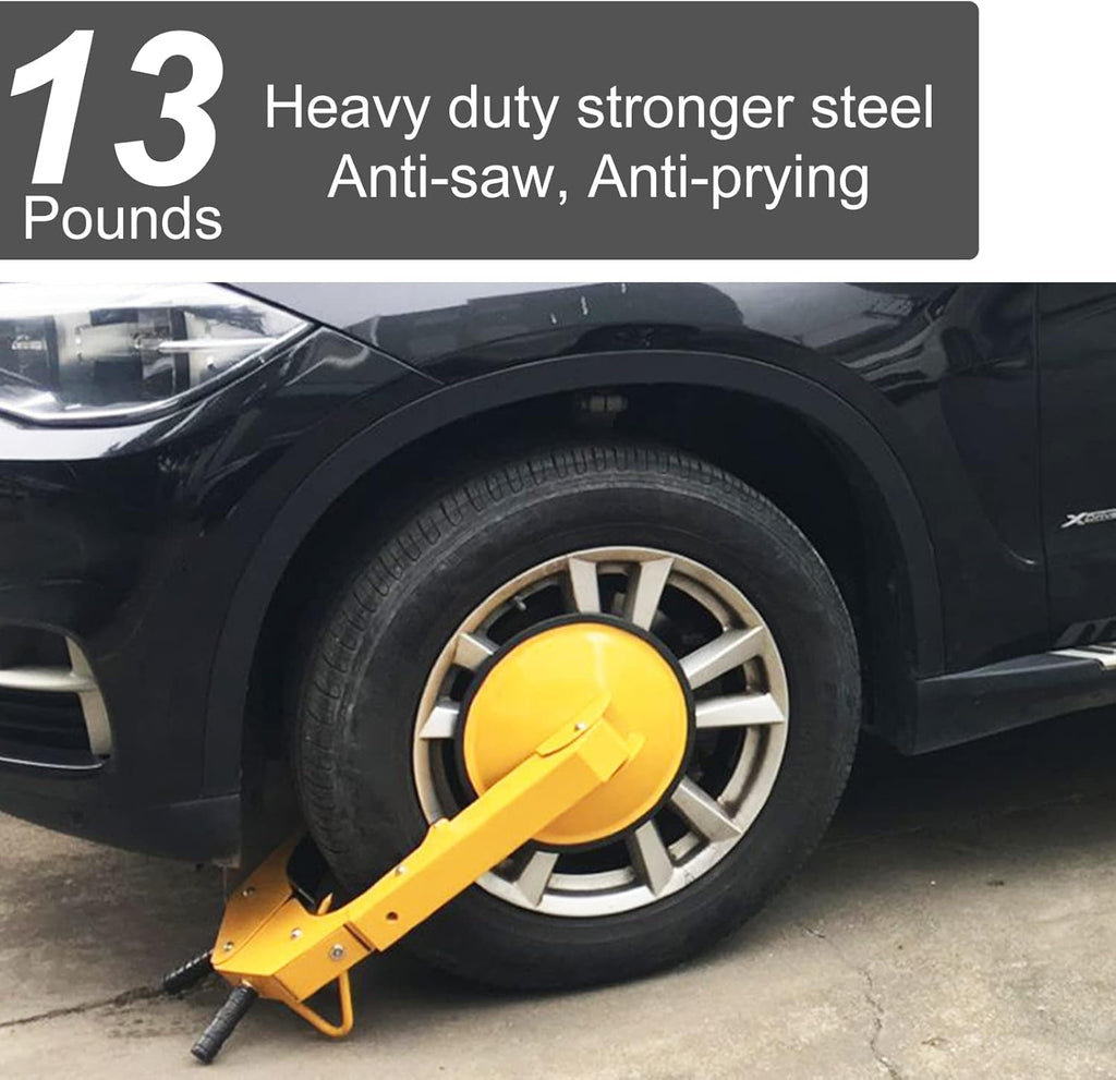 Wheel Lock Clamp Adjustable Tire Boot Lock Car Anti-Theft Lock Tire Claw Heavy Duty Y134091