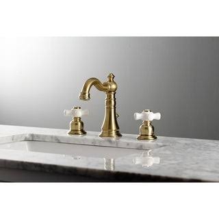 Brushed Brass Widespread Bathroom Faucet G31751