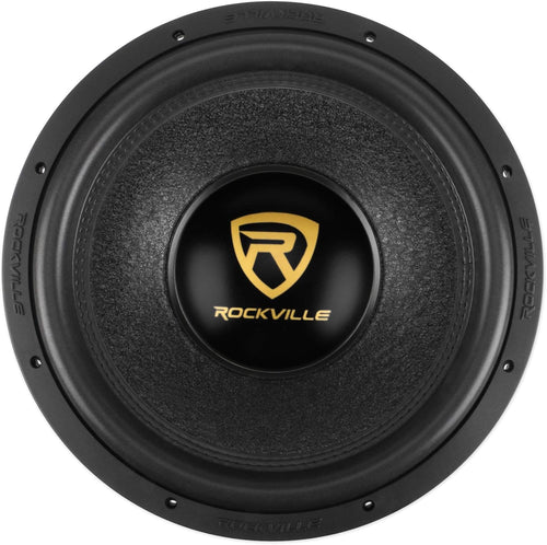 15 5000w Car Subwoofer with Vented Sub Box, Mono Amplifier, and Amp Kit M58579