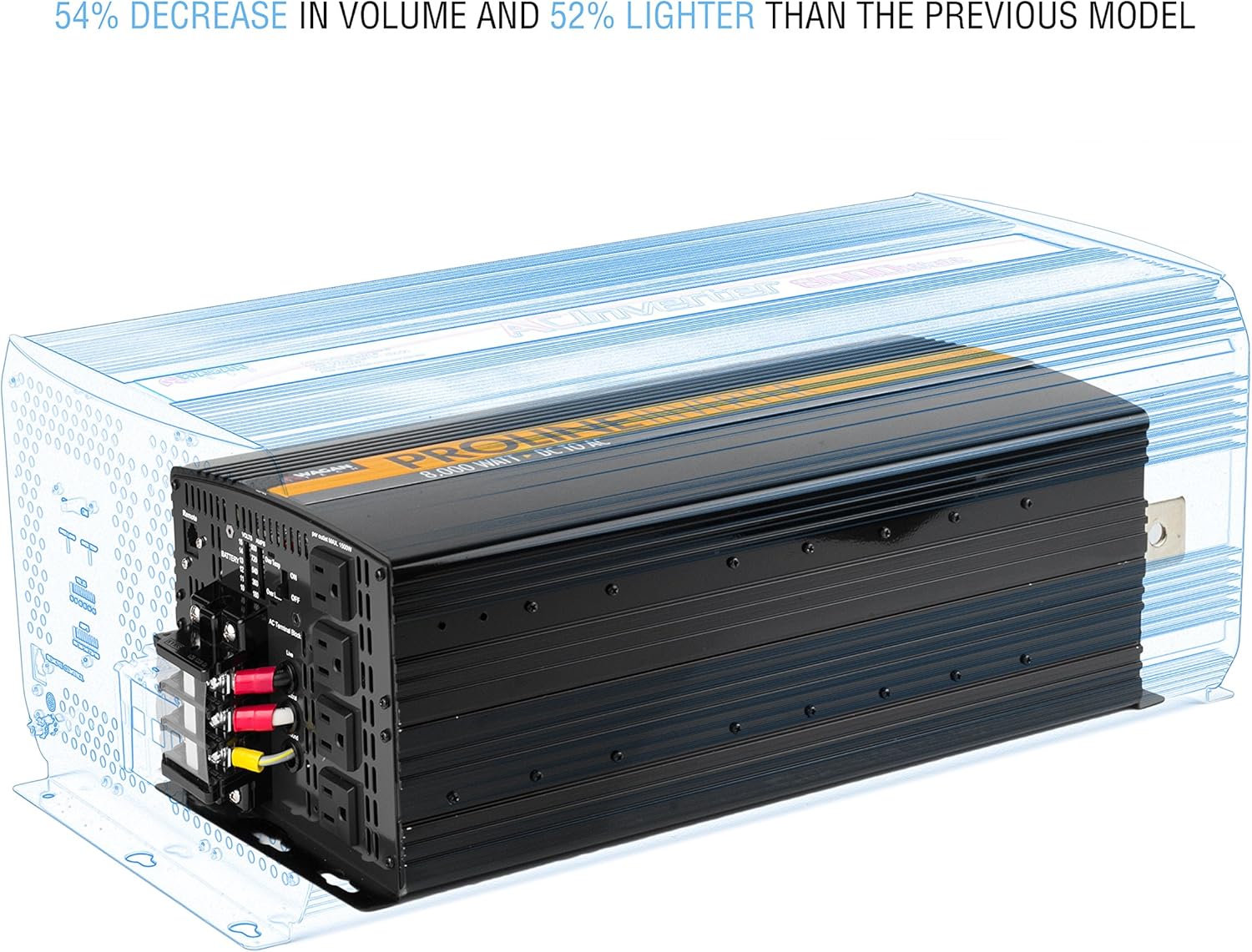 8000 Watt 12V Power Inverter with Remote Control U77523