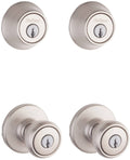 Satin Nickel Combo Lockset A901164