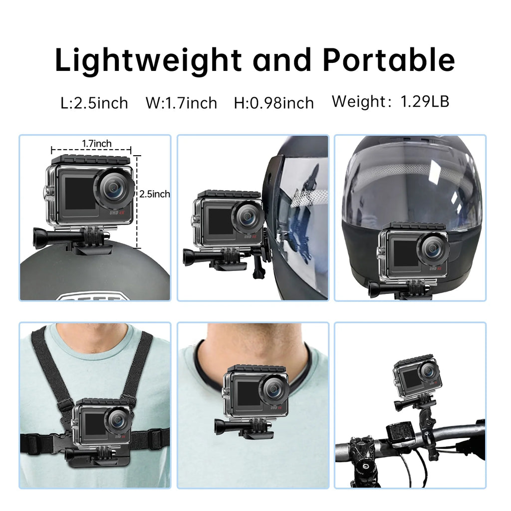 4K 30FPS Action Camera 20MP Waterproof WiFi Touch Screen Camera Y533245