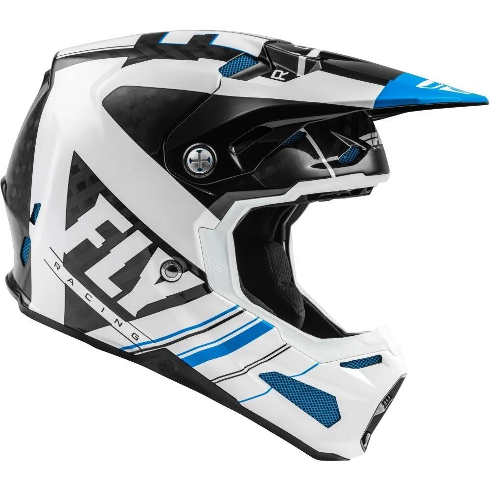 Blue/White/Black XL Carbon Helmet W280