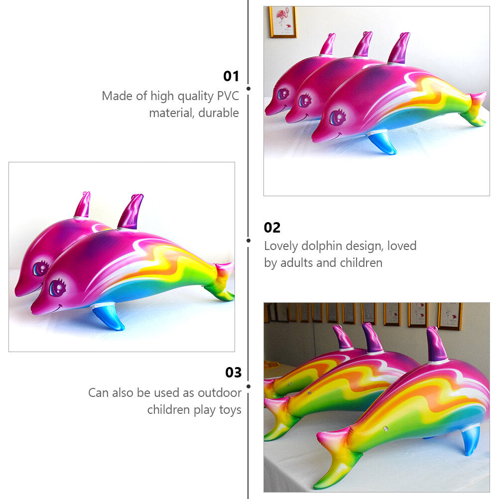 2pcs Inflatable Dolphin Toys S410243