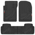 3pc Rubber Floor Mats for Car SUV All Weather V78078