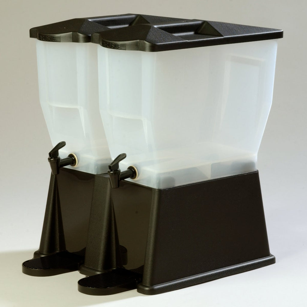 Black 7 Gallon Capacity Double Base Q35035
