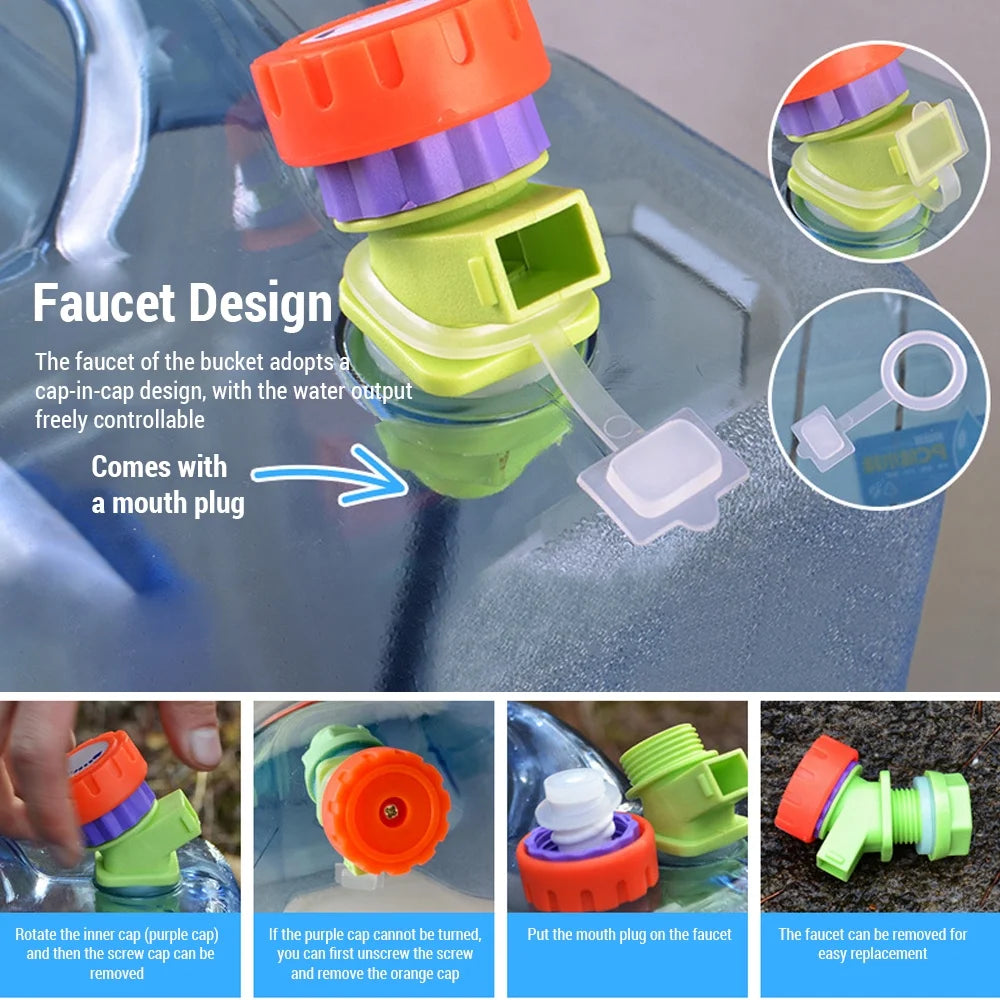 Large Capacity Water Jug with Faucet S827