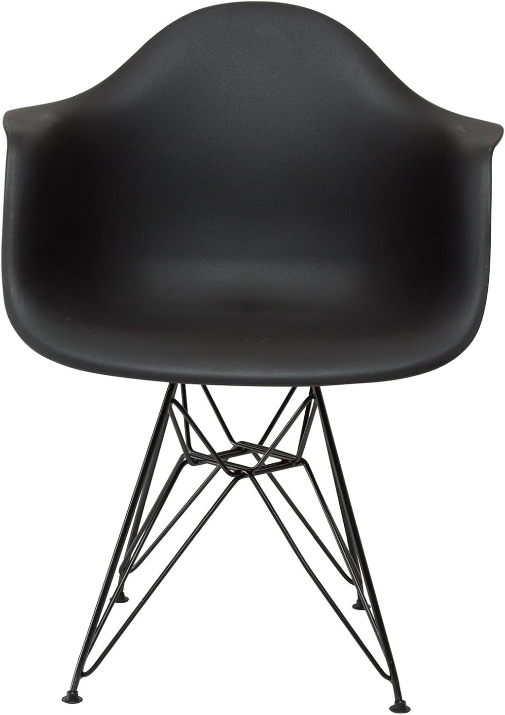 Black Arm Shell Chair K58348