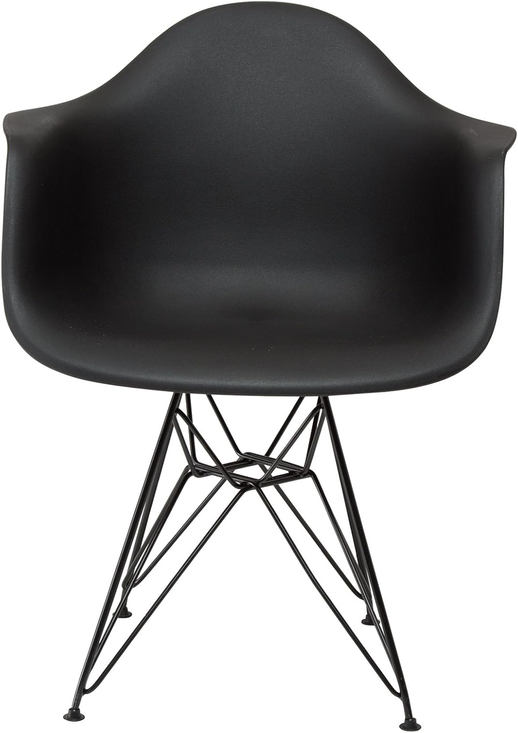Black Arm Shell Chair K58348