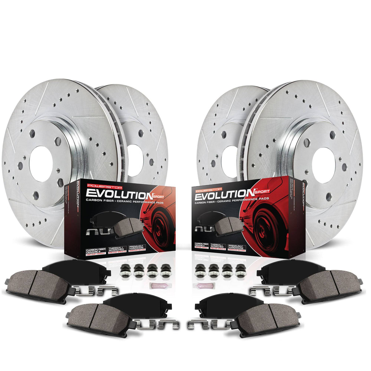 Front and Rear Z23 Evolution Sport Brake Kit C106
