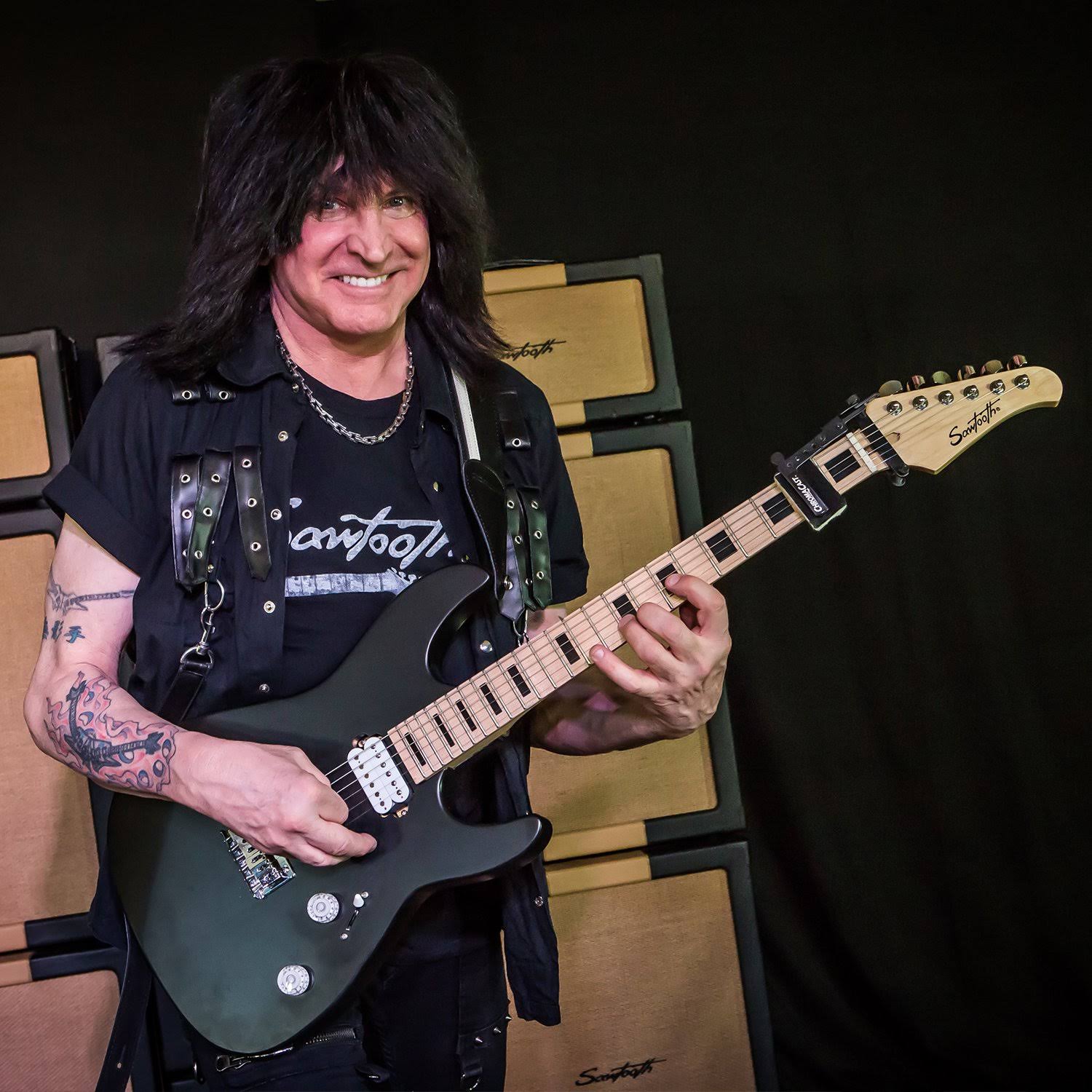 Satin Black Electric Guitar C8572