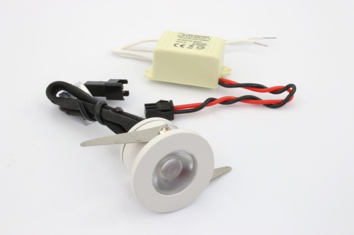 1.25" 1 Watt Cool White LED Down Light Pack of 2 F915600