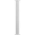 6x22 x 9& Endura-Aluminum Column, Round Shaft, Non-Tapered, Fluted A508504
