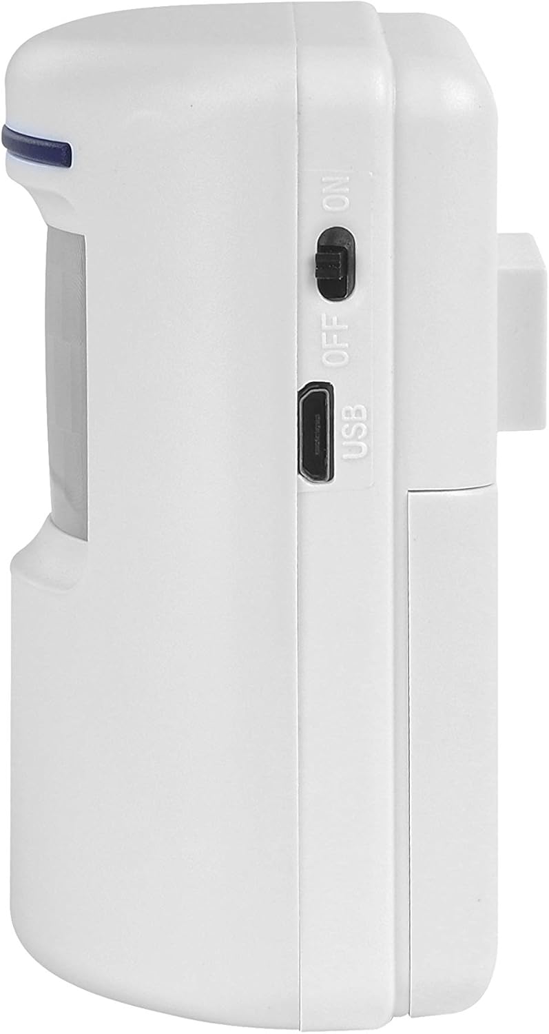 Wireless Infrared Motion Sensor Door Alarm with LED Indicators, Pack of 2 Q624