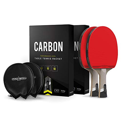 Carbon Fiber Ping Pong Paddle 2-Pack S636