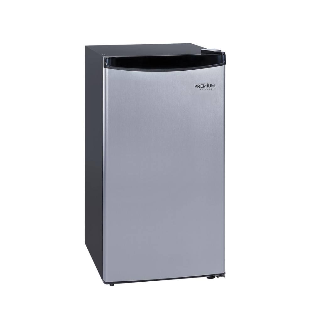 Black Mini Fridge with Stainless Door S4253