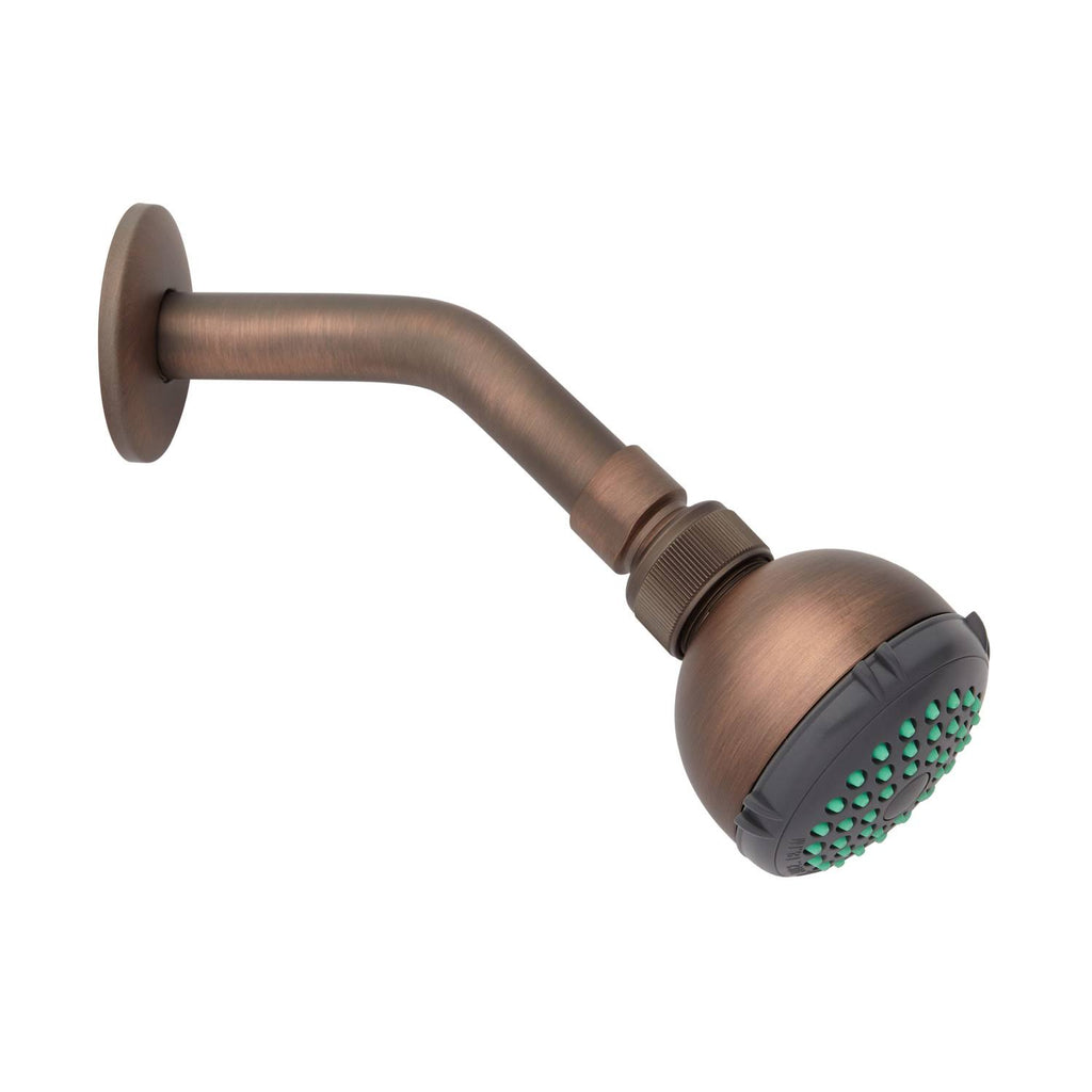 Chrome Solid Brass Shower Head with Standard Arm S20312