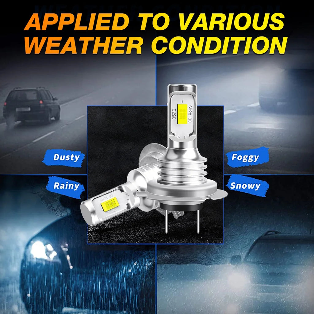 Combo LED Headlight + Fog Light Bulbs Kit R741