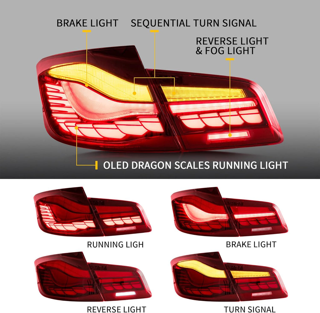 OLED Tail Lights with Sequential Turn Signal K130493