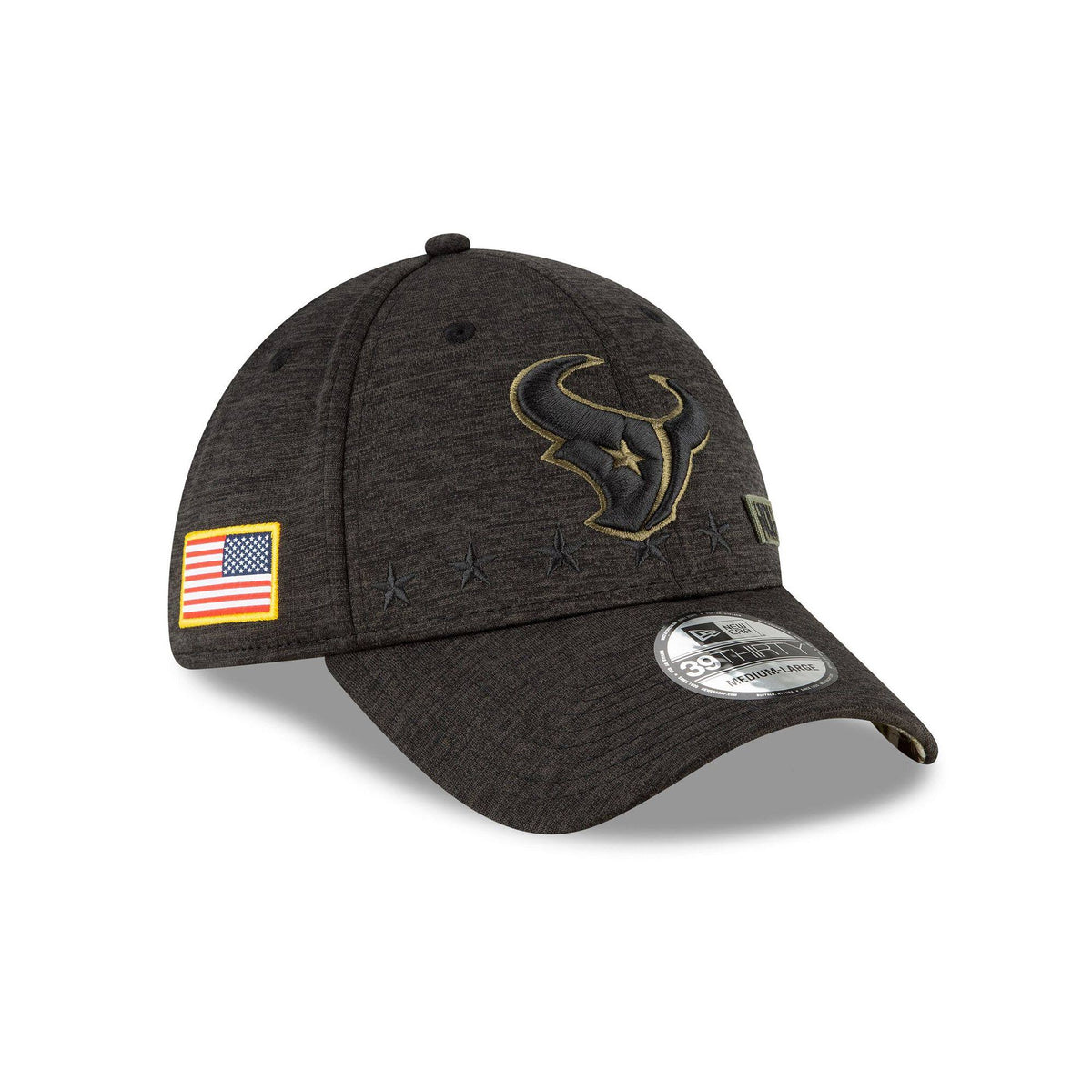 Heather Black Flex Hat U61879