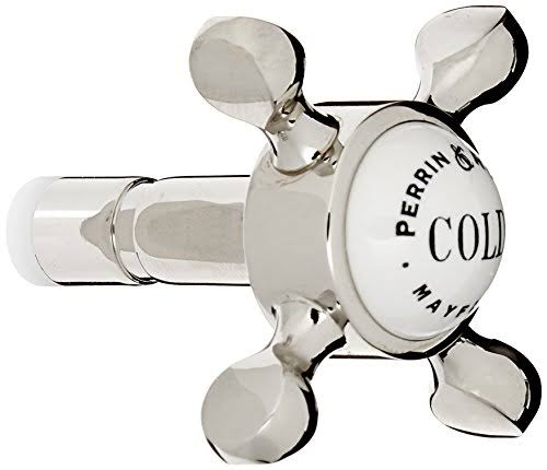 Polished Nickel Crosstop Handle with Cold Indicator N153832