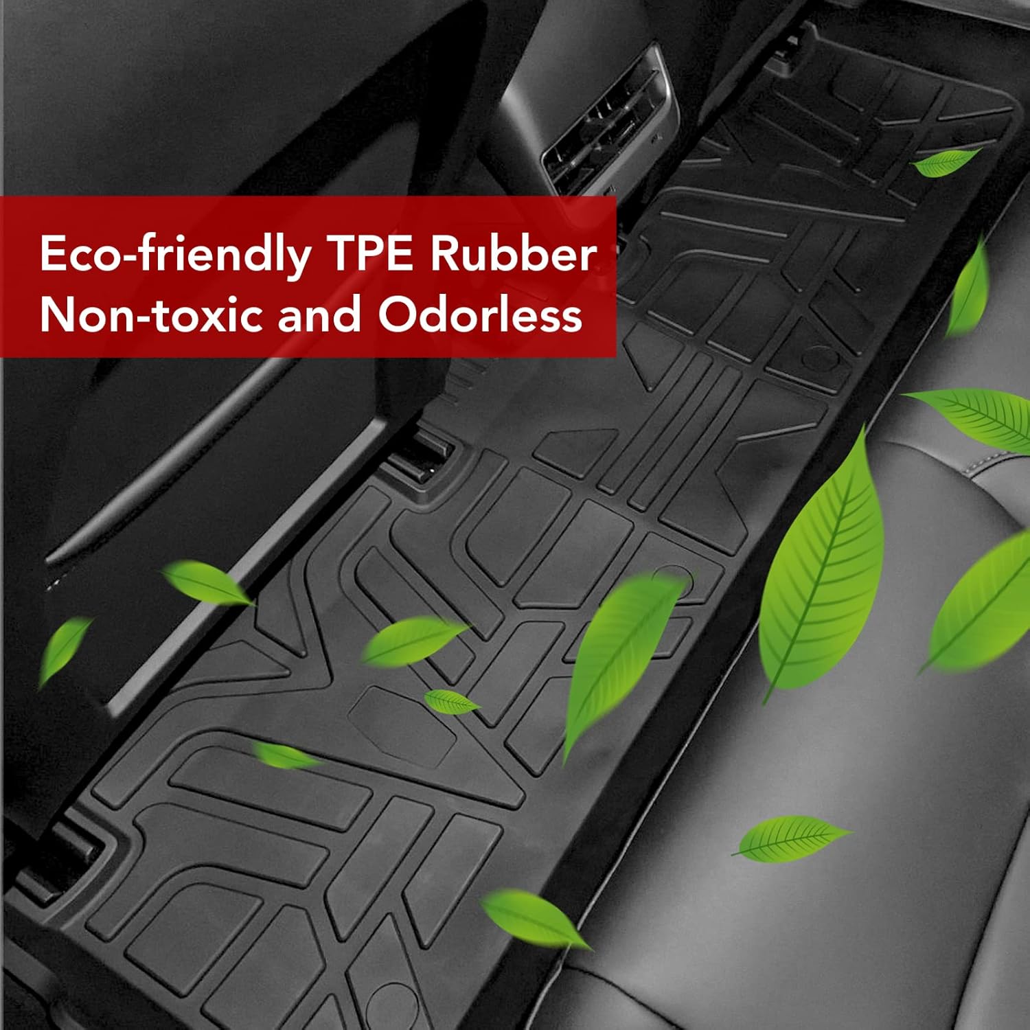 TPE All-Weather Floor Mat Set for Model 3 2021 2022 C285062