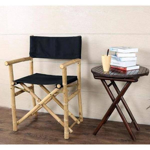 Black Bamboo Director Chairs (Set of 2) A148