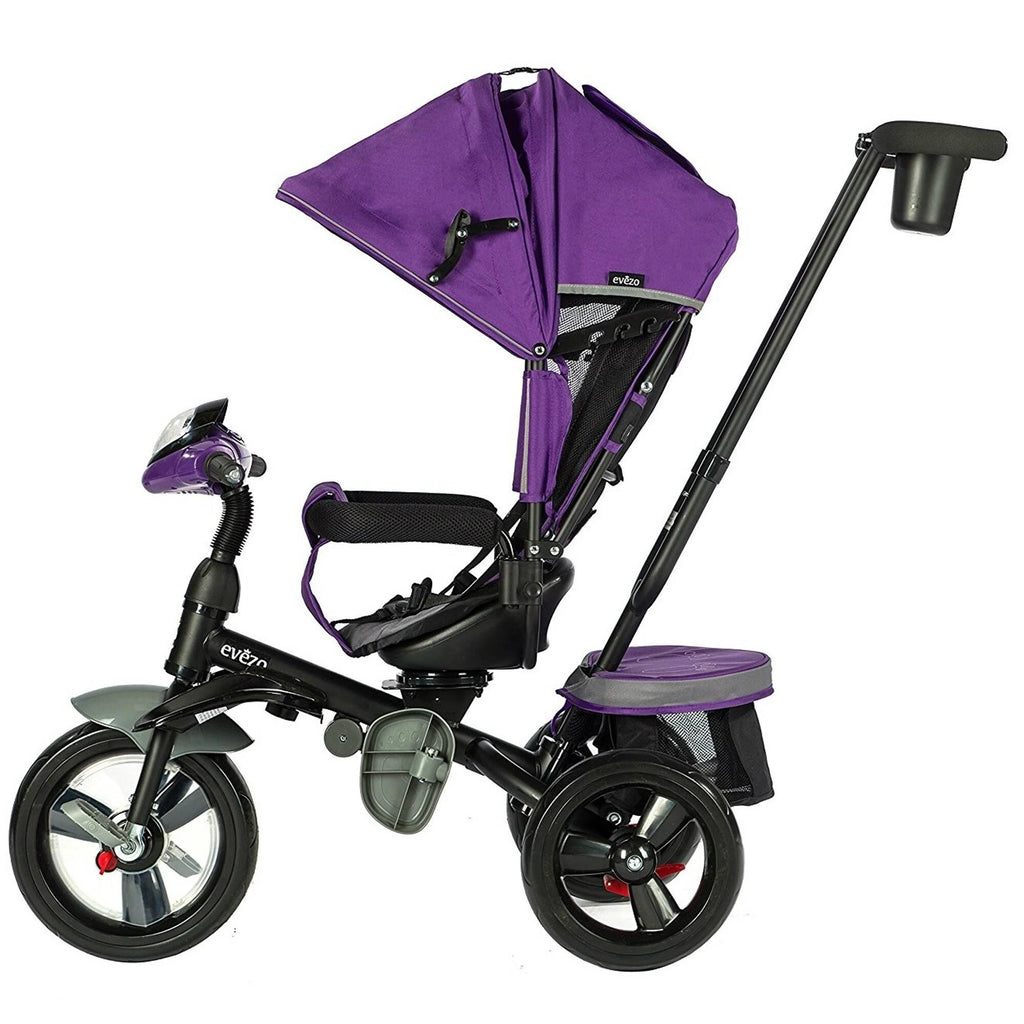 Pink 4-in-1 Full Canopy Stroller Trike E8125