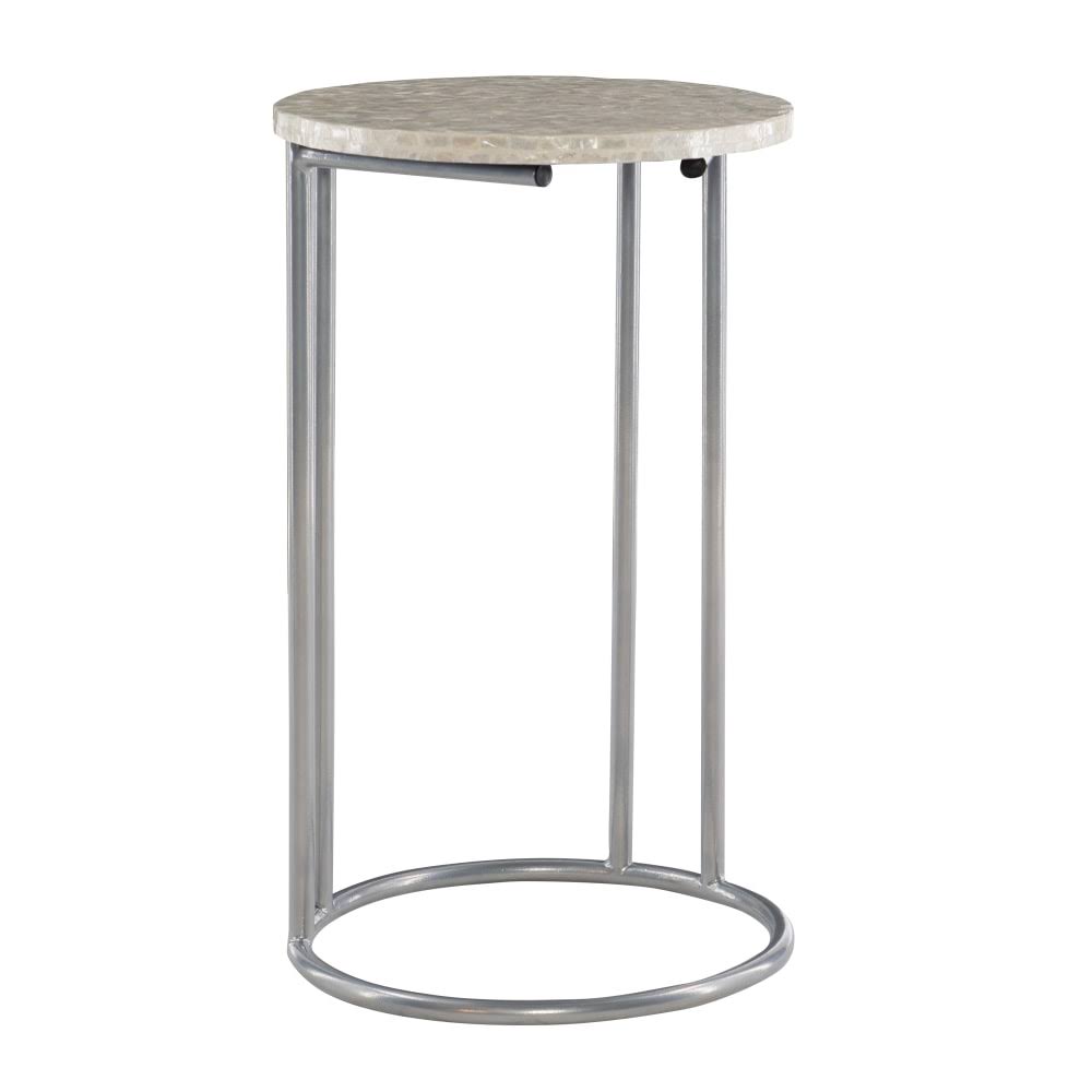Silver/Ivory Accent Table Z536806