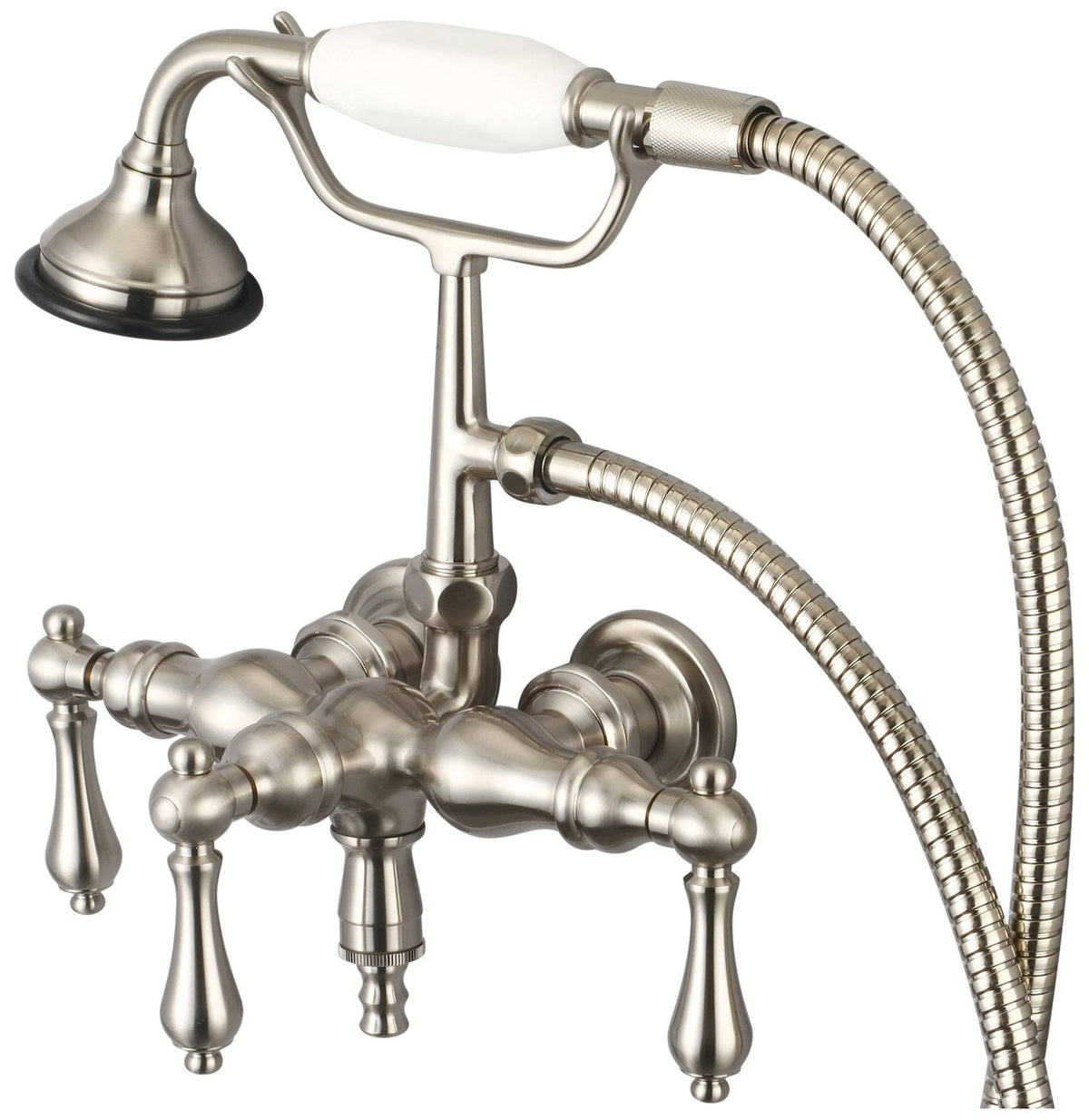 Vintage Classic Wall Mount Tub Faucet with Down Spout X40905
