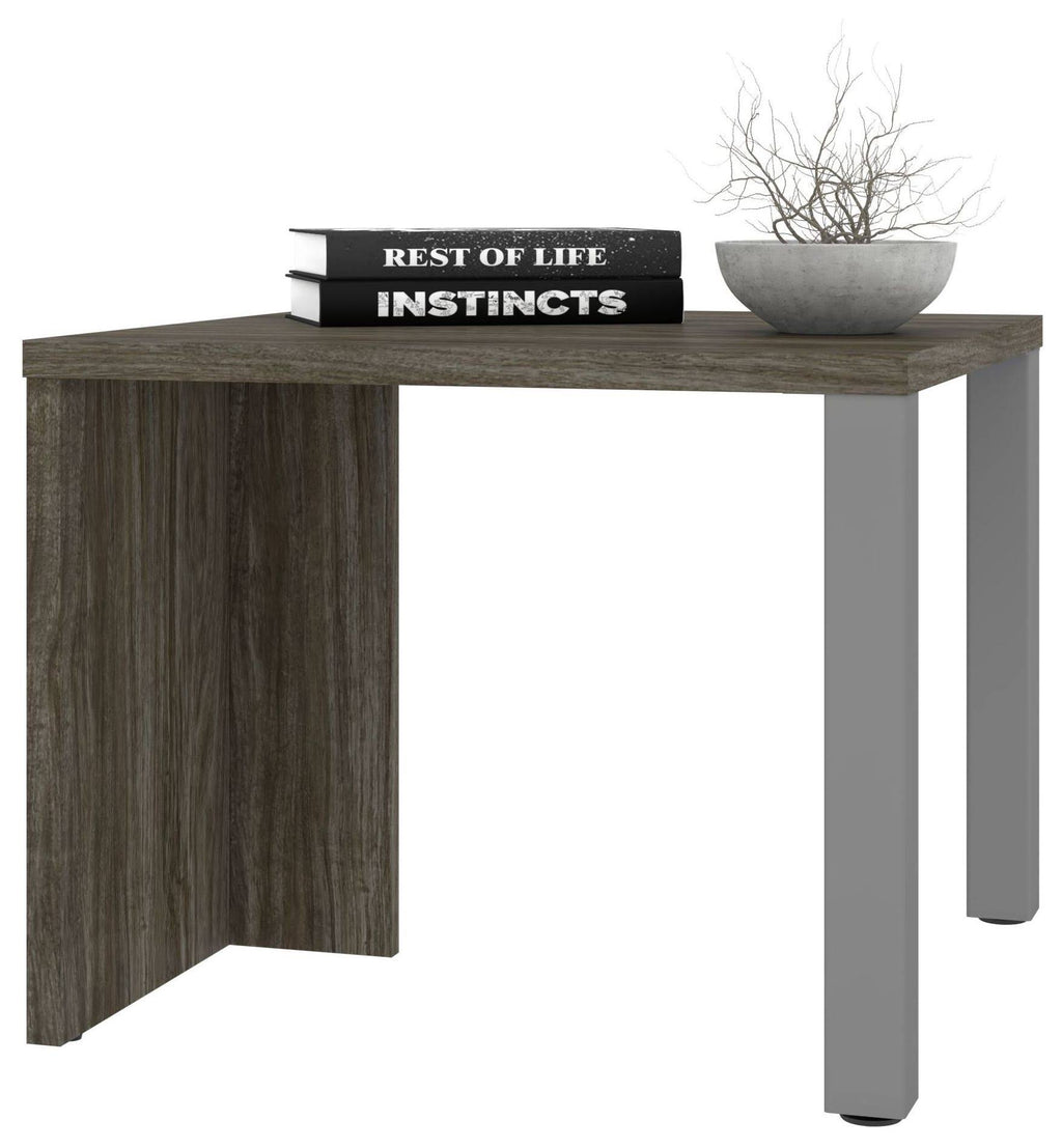 Walnut Grey End Table S980
