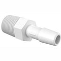 1/4-18 NPT to 5/16x22 Barbed Adapter, Natural Nylon U26172