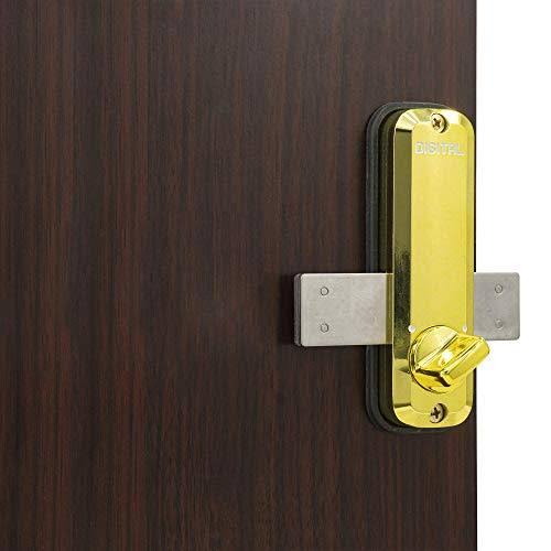 Bright Brass Mechanical Keyless Surface Mount Slide Deadbolt M8685
