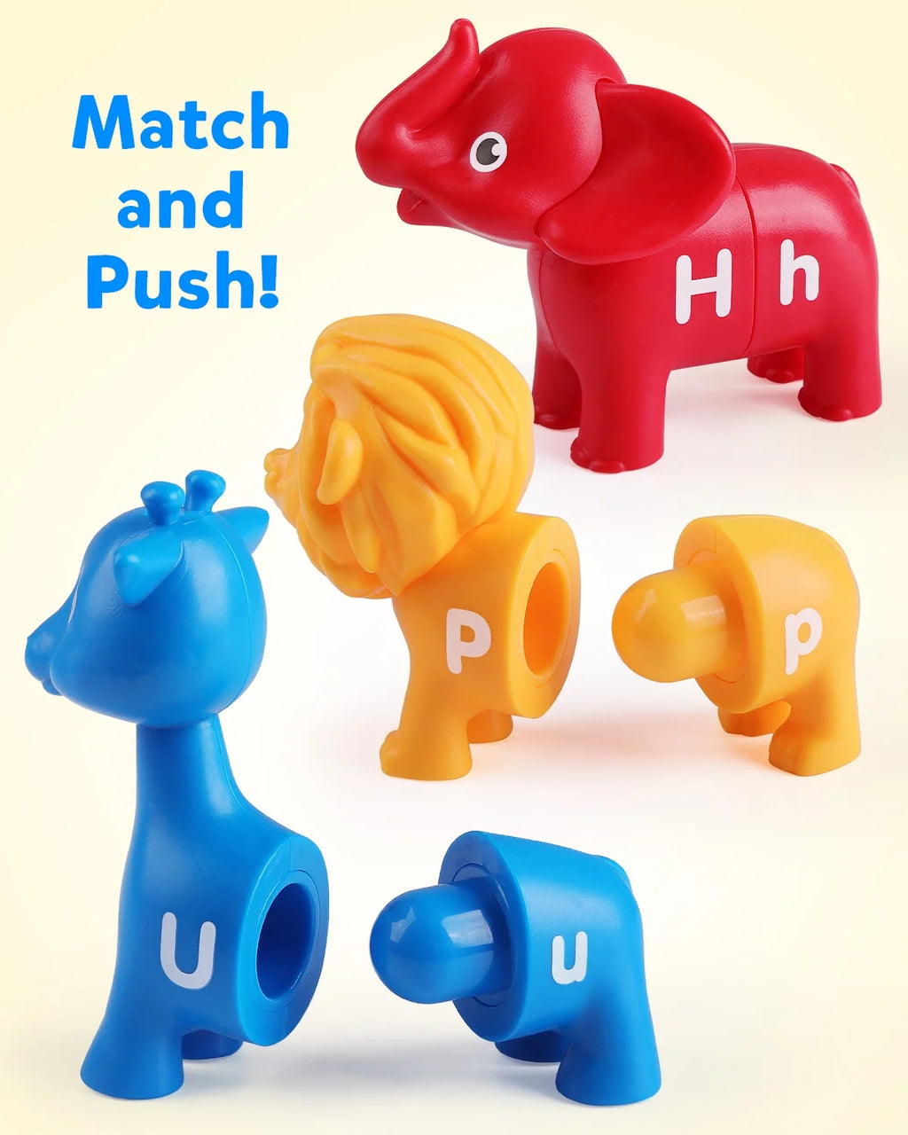 ABC Letters Matching Game, 26PCS Alphabet Educational Montessori Learning Toys T83671