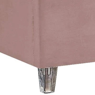 Grey Velvet Full Bed D23158