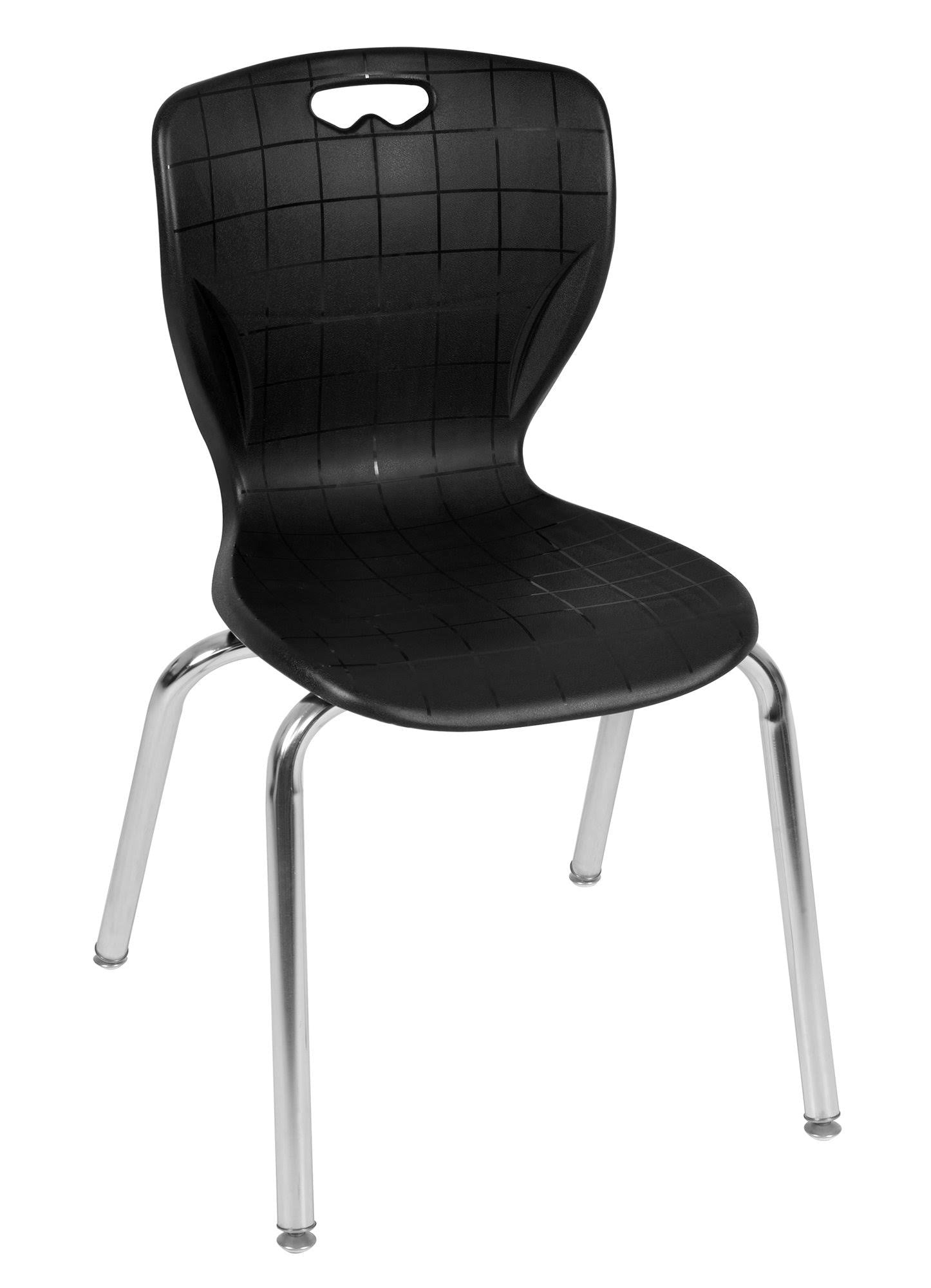 Height Adjustable Classroom Table with 2 Stack Chairs J771138
