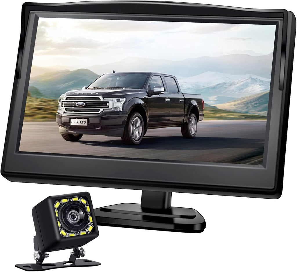 5 Inch Monitor HD 1080P IP69 Waterproof Backup Camera Kit Pack of 2 N831111