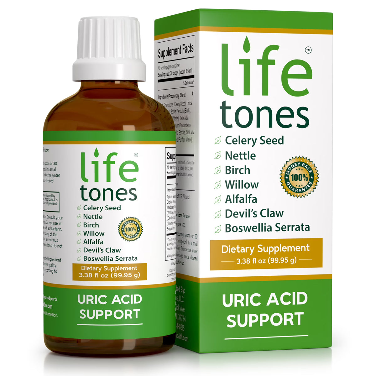 Uric Acid Support Liquid Tincture 3.38 Fl Oz L750314