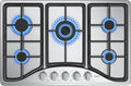 30 Inch 5 Burner Built-in Gas Stovetop Stainless Steel P87200