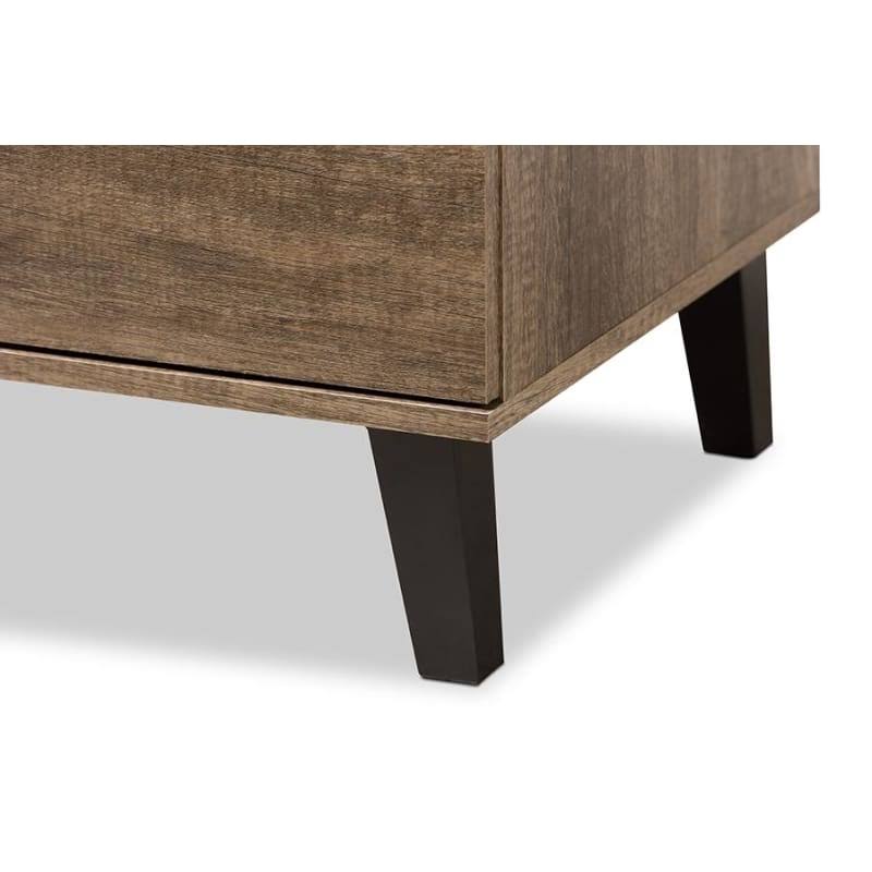 Light Brown Wood 3-Drawer Chest P710624