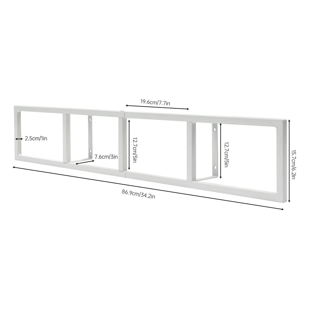 Metal Storage Media Shelf CD DVD Rack Wall Mount V28116