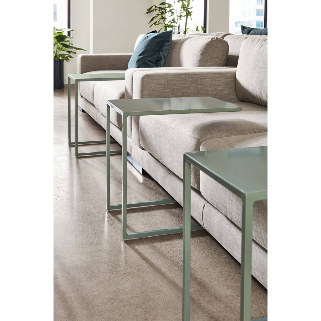 Taupe Grey C-Shaped Table X22722
