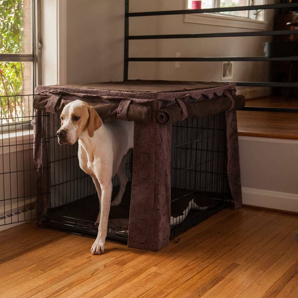 Medium Anthracite Dog Crate Cover K980733