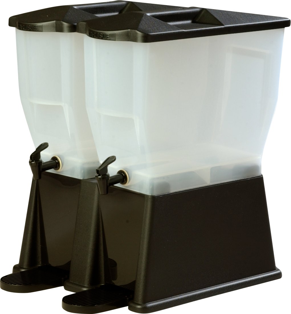 Black 7 Gallon Capacity Double Base Q35035