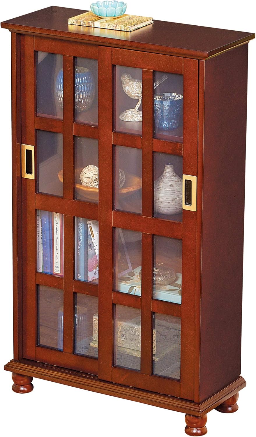 Wood Sliding Door Media Display Cabinet U1880