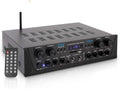 500W 4 Channel Bluetooth Amplifier with FM, USB, Microphone F2837