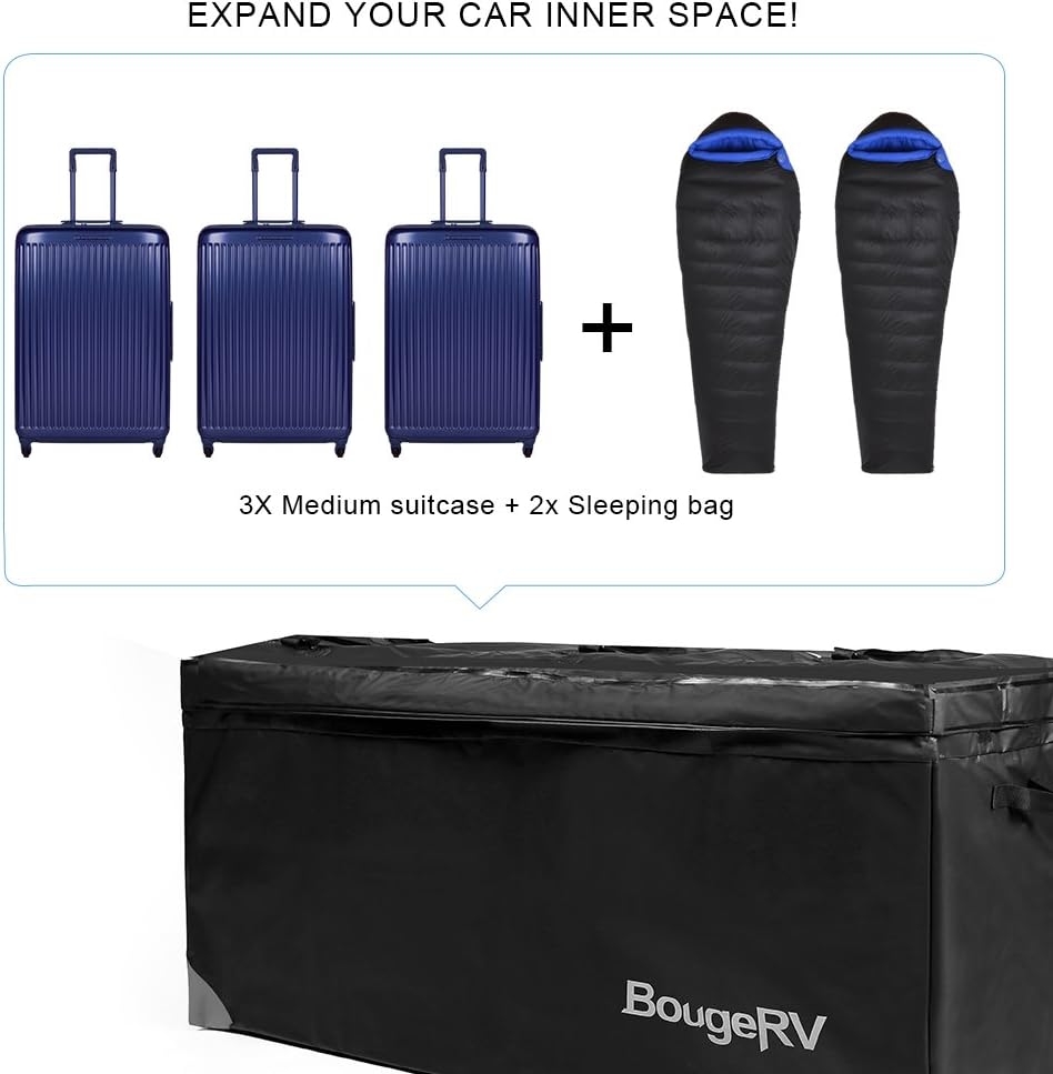 Waterproof Hitch Mount Cargo Bag 48'' L x 20'' W x 22'' H N350037