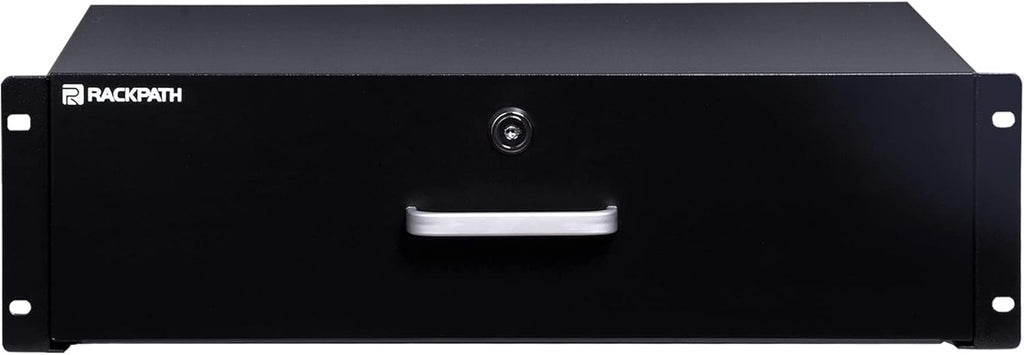 3U Rack Mount Drawer with Lock and Key, Pack of 2 U349